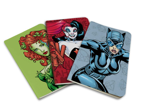 DC Comics: Sirens Pocket Notebook Collection (Set of 3) (Comics) book cover by Insight Editions