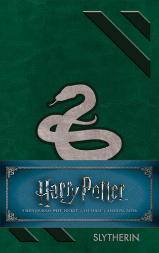 Harry Potter: Slytherin Ruled Pocket Journal (Harry Potter) book cover by Insight Editions