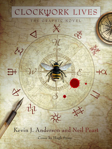 Clockwork Lives: The Graphic Novel book cover by Kevin J. Anderson, Neil Peart