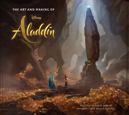 The Art and Making of Aladdin book cover by Emily Zemler