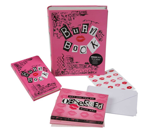Mean Girls: The Burn Book Deluxe Note Card Set (with Keepsake Book Box) book cover by Insight Editions