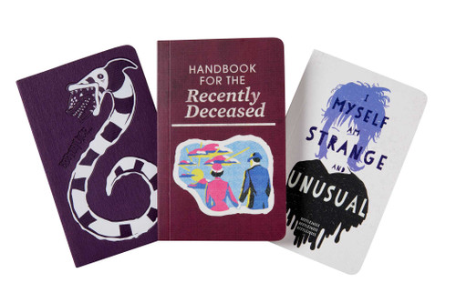 Beetlejuice Pocket Notebook Collection (Set of 3) (80's Classics) book cover by Insight Editions