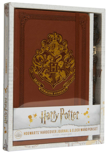 Harry Potter: Hogwarts Hardcover Journal and Elder Wand Pen Set (Harry Potter) book cover by Insight Editions