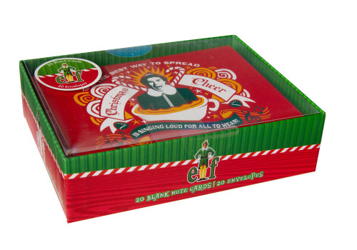 Elf Blank Boxed Note Cards (Holiday) book cover by Insight Editions