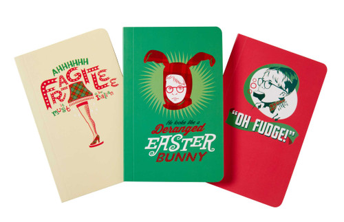 A Christmas Story Pocket Notebook Collection (Set of 3) (Holiday) book cover by Insight Editions