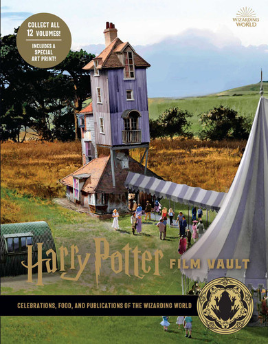 Harry Potter: Film Vault: Volume 12: Celebrations, Food, and Publications of the Wizarding World book cover by Insight Editions
