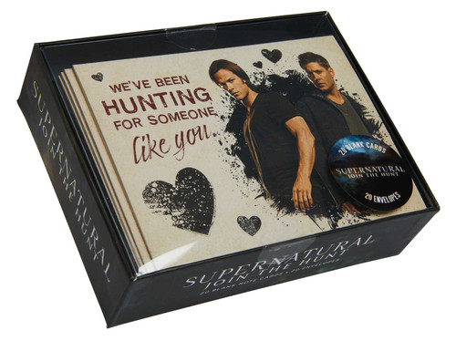 Supernatural Valentine's Day Blank Boxed Note Cards (Science Fiction Fantasy) book cover by Insight Editions