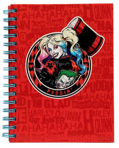 DC Comics: Harley Quinn Spiral Notebook (Comics) book cover by Insight Editions