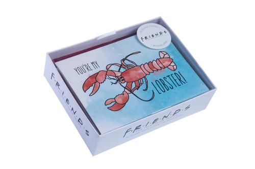 Friends Blank Boxed Note Cards (90's Classics) book cover by Insight Editions