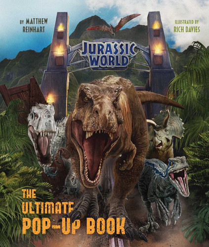 Jurassic World: The Ultimate Pop-Up Book book cover by Matthew Reinhart