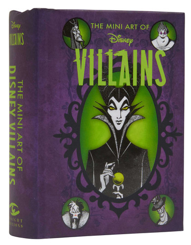 Disney: The Mini Art of Disney Villains | Disney Villains Art Book (Disney Villains) book cover by Brooke  Vitale