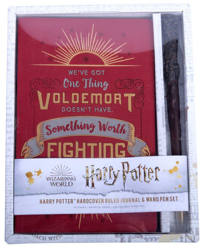 Harry Potter: Harry Potter Hardcover Ruled Journal and Wand Pen Set (Harry Potter) book cover by Insight Editions