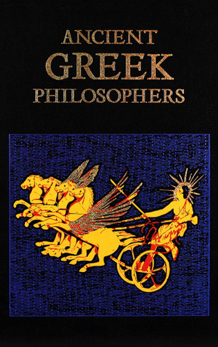 Ancient Greek Philosophers (Leather-bound Classics) book cover by 