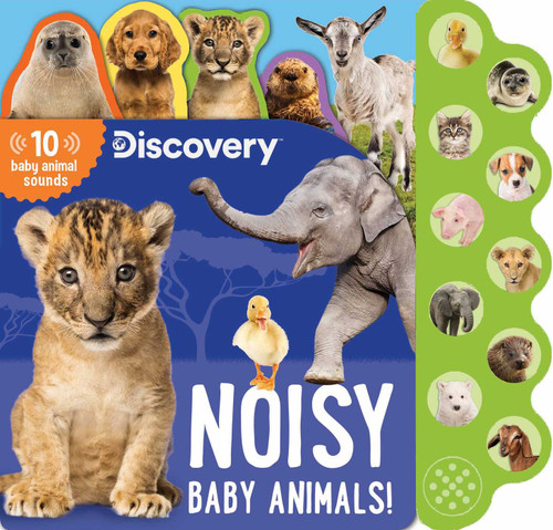 Discovery: Noisy Baby Animals! (10-Button Sound Books) book cover by Thea Feldman