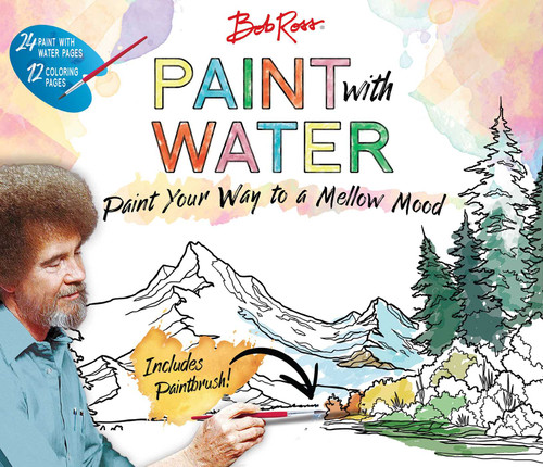 Bob Ross Paint with Water (Paint with Water) book cover by Editors of Thunder Bay Press
