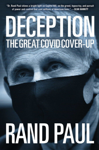 Deception: The Great Covid Cover-Up book cover by Rand Paul