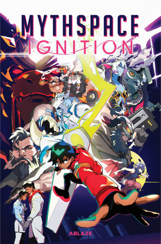 MYTHSPACE: IGNITION book cover by Paolo Chikiamco