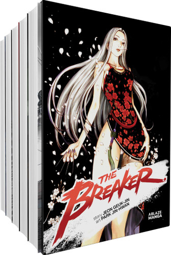 THE BREAKER VOL. 1-5 OMNIBUS BOX SET book cover by Jeon Geuk-Jin