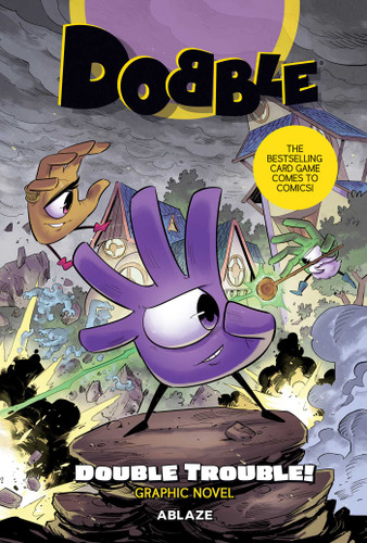 DOBBLE: DOUBLE TROUBLE book cover by Derek Fridolfs
