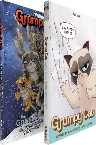 ABLAZE GRUMPY CAT COMICS COLLECTED SET book cover by Ben Mccool, Ben Fisher