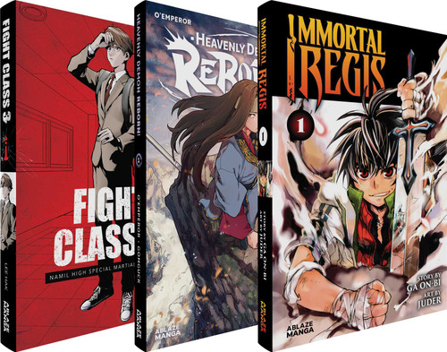 ABLAZE MANHWA SPOTLIGHT PACK - ACTION/ADVENTURE book cover by O'Emperor O'Emperor, Lee Hak