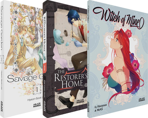 ABLAZE MANHWA SPOTLIGHT PACK - FANTASY/ROMANCE book cover by Savage Garden