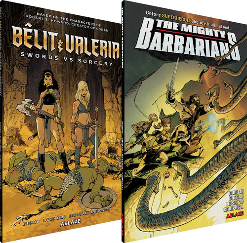 ABLAZE SPOTLIGHT ON SWORD-AND-SORCERY COLLECTED SET book cover by Max Bemis, Michael Moreci