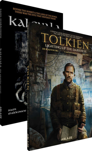 ABLAZE J.R.R TOLKIEN GENESIS COLLECTED SET book cover by Sami Makkonen, Willy Duraffourg