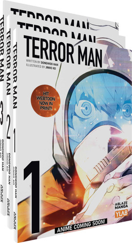 TERROR MAN VOL. 1-3 COLLECTED SET book cover by Dongwoo Han
