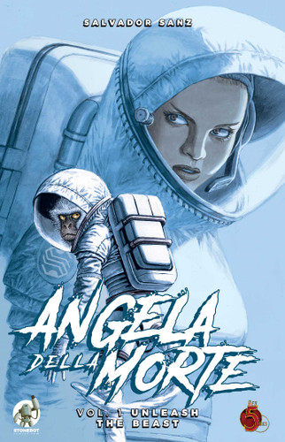 Angela Della Morte: Unleash the Beast (Angela Della Morte) book cover by Salvador Sanz