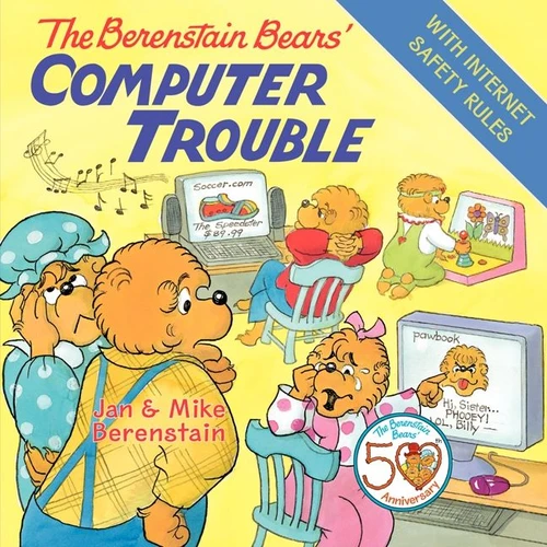 The Berenstain Bears' Computer Trouble (Berenstain Bears #33) book cover by Jan Berenstain, Mike Berenstain