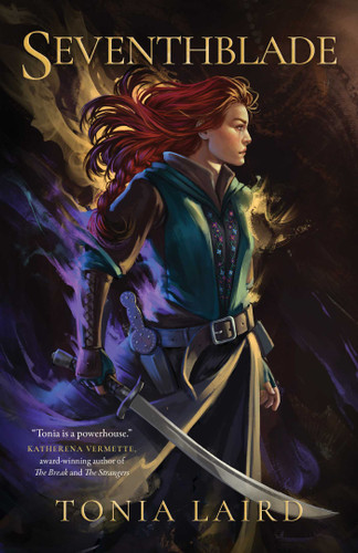 Seventhblade book cover by tonia laird