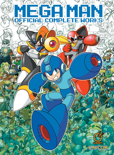 Mega Man: Official Complete Works (Hardcover) (Mega Man Official Complete Works) book cover by Capcom