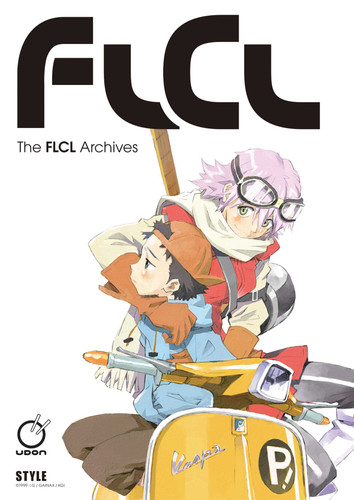 The FLCL Archives book cover by Gainax