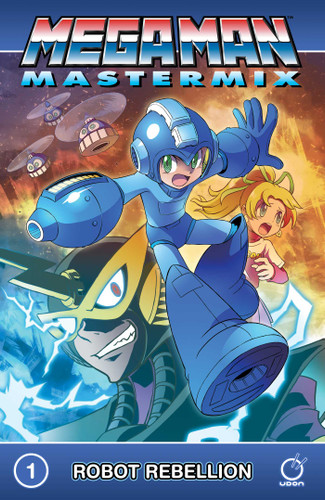 Mega Man Mastermix Volume 1: Robot Rebellion (Mega Man Mastermix) book cover by Hitoshi Ariga