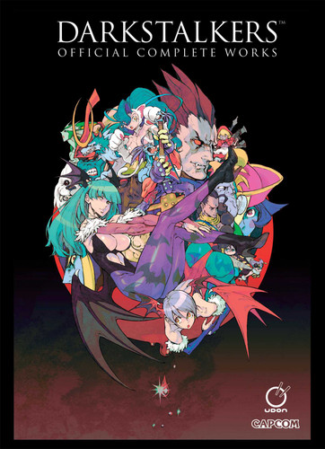 Darkstalkers: Official Complete Works (Hardcover) book cover by Capcom