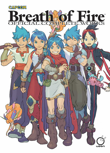 Breath of Fire: Official Complete Works (Hardcover) book cover by Capcom