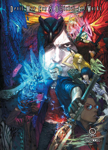 Devil May Cry 5: Official Artworks (Hardcover) book cover by Capcom
