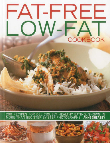 Fat-Free, Low-Fat Cookbook: pb w/flaps book cover by Anne Sheasby