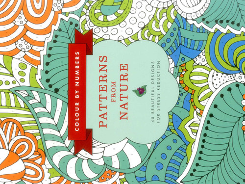 Colour by Numbers: Patterns from Nature: 45 Beautiful Designs For Stress Reduction book cover by Glyn Bridgewater