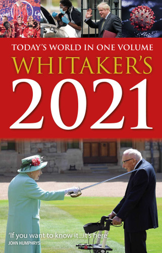 Whitaker's 2021: Today's World In One Volume (Whitaker's Almanack) book cover by Whitaker's Almanack