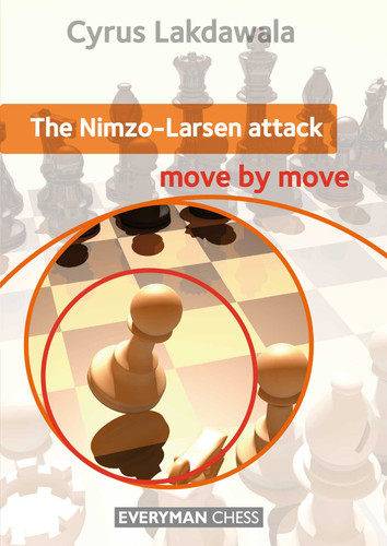 Nimzo-Larsen Attack: Move by Move book cover by Cyrus Lakdawala