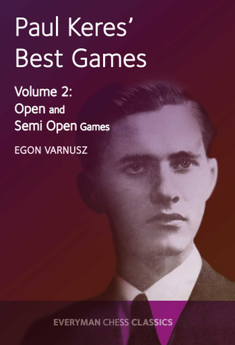 Paul Keres' Best Games book cover by Egon Varnusz
