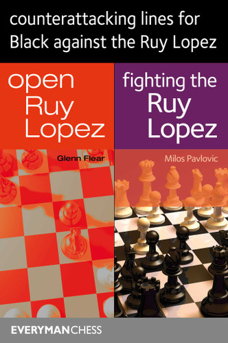 Counterattacking Lines for Black Against the Ruy Lopez book cover by Glenn Flear, Milos Pavlovic