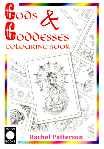 Moon Books Gods & Goddesses Colouring Book book cover by Rachel Patterson