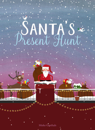Santa's Present Hunt book cover by Mieke Goethals