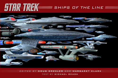 Ships of the Line (Star Trek) book cover by Doug Drexler, Margaret Clark