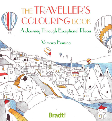 The Traveller's Colouring Book: A Journey through Exceptional Places book cover by Varvara Fomina