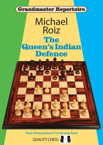 Queen's Indian Defence book cover by Michael Roiz