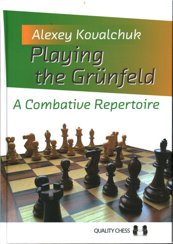 Playing the Grunfeld book cover by Alexey Kovalchuk